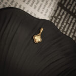 نیم ست طلا 18 عیار زنانه ناریا مدل گلکسی ونکلیف تراش