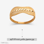 انگشتر طلا کم اجرت 18 عیار زنانه ناریا مدل ایوا کد M21-24