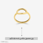 انگشتر طلا 18 عیار زنانه ناریا مدل پروفیلی