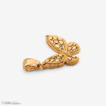 نیم ست طلا کم اجرت 18 عیار زنانه ناریا مدل پروانه تراش