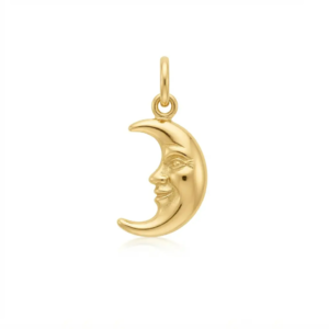 آویز گردنبند طلا کم اجرت 18 عیار زنانه ناریا مدل Moon